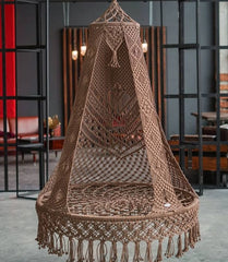 Beautiful Luxury Macrame Hanging Swing Chair