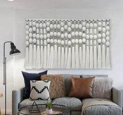 Macrame Headboard, Wedding Decor, Bohemian Accent, Dulce Wall Hanging