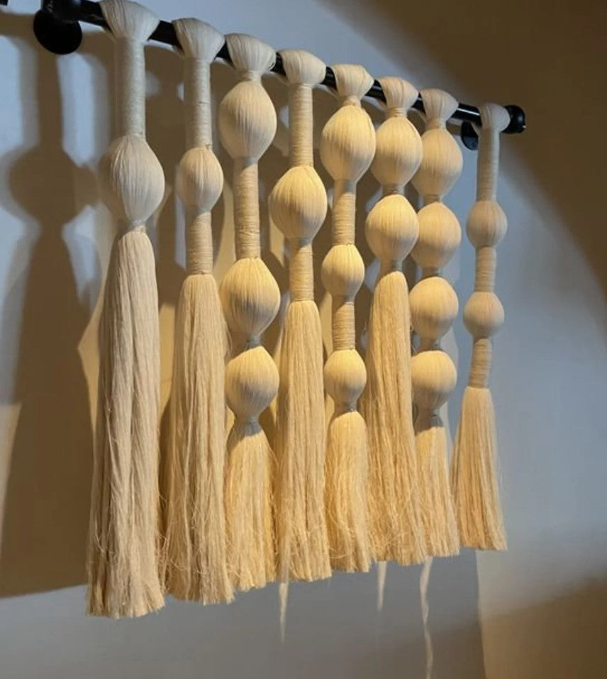 Perfect blend of texture, natural materials, and artisanal craftsmanship