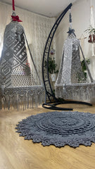New Design Macrame Handmade Swing Chair Garden Swing