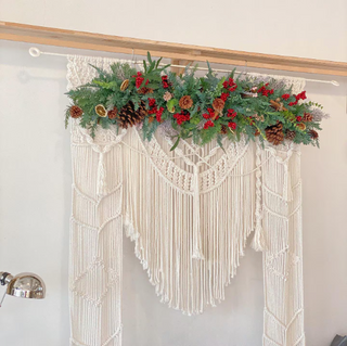 Macrame Wedding Backdrop, Macrame Wedding Arch Arbor, Macrame Wall Hanging,Macrame Door Hanging,Room Divider