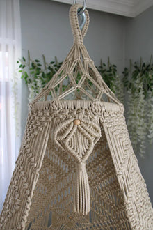 Luxurious Boho Swing, Macrame Swing Chair Cushion Home Swing