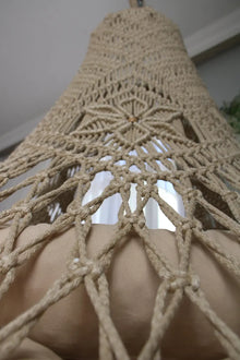 Luxurious Boho Swing, Macrame Swing Chair Cushion Home Swing