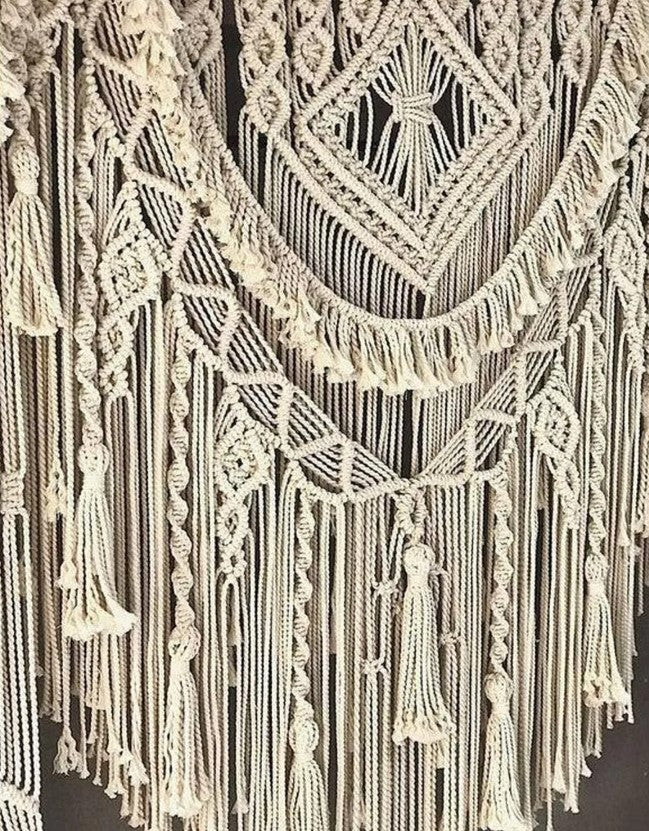 Wedding Macrame Wall Hanging , Macrame Wedding Backdrop , Boho Wedding Decor