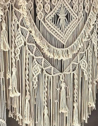 Wedding Macrame Wall Hanging , Macrame Wedding Backdrop , Boho Wedding Decor