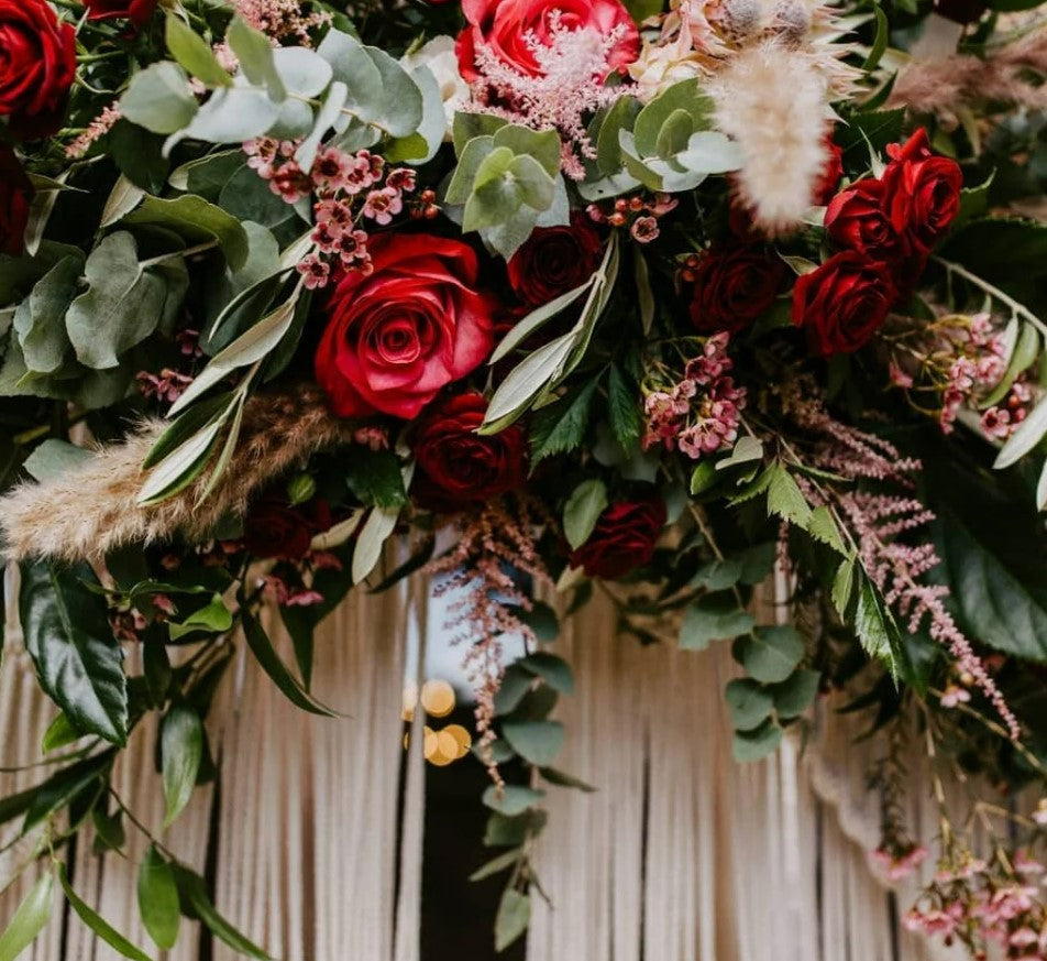 Handmade Macrame Wedding Backdrop Macrame Wedding Arch Arbor, Macrame Wall Hanging,Macrame Door Hanging,Room Divider