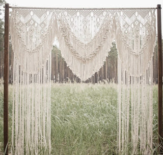 Macrame wall hanging for wedding arch,handmade macrame wedding arch,Boho Wedding