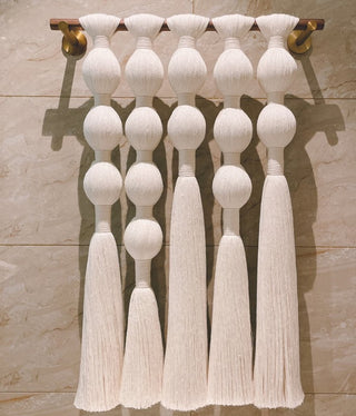 Ball Macrame Mural for Wall Yarn Wall Hanging for Dining Room Textile Wall Hanging  Macrame Woven Wall Hanging