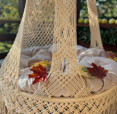 Macrame hanging chair, Adult Swing chair,bedroom hanging chair, indoor swing, porch swing, indoor hammock swing