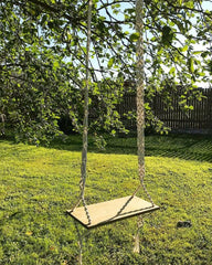 Maacrame Wood Hanging Swing