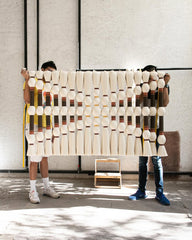 Armonía Verde” – Tapiz Macramé en Tonos Naturales Mexican Wall Hanging / Luxury inspriton / Wall Decor / Macrame Wall Hanging / Caralarg Decor