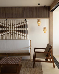 Armonía Verde” – Tapiz Macramé en Tonos Naturales Mexican Wall Hanging / Luxury inspriton / Wall Decor / Macrame Wall Hanging / Caralarg Decor