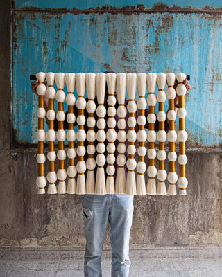 Montaña Verde” – Macramé en Marrón, Verde y Crema Mexican Wall Hanging / Luxury inspriton / Wall Decor / Macrame Wall Hanging / Caralarga Decor