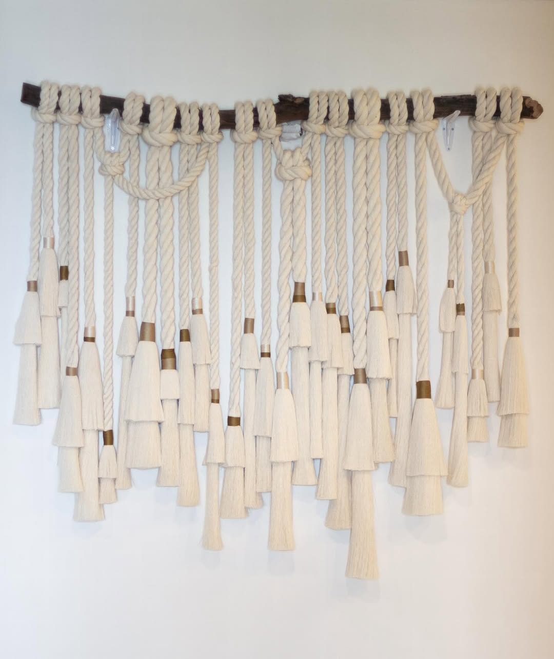 Raíz de Cuerda” – Decoración Macramé en Tono Natural Mexican Wall Hanging / Luxury inspriton / Wall Decor / Macrame Wall Hanging / Caralarga Decor