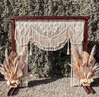 Macrame Wedding Arch Arbor, Macrame Wedding Backdrop Wedding Arch Arbor, Macrame Wall Hanging,Macrame Door