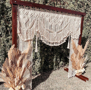 Macrame Wedding Arch Arbor, Macrame Wedding Backdrop Wedding Arch Arbor, Macrame Wall Hanging,Macrame Door