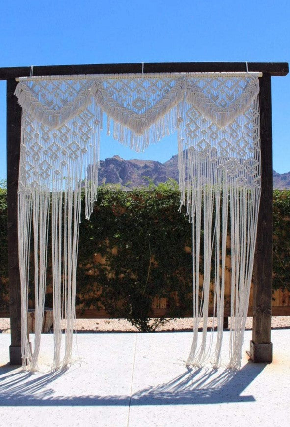Beautiful Room Decoration Macrame Wedding Backdrop