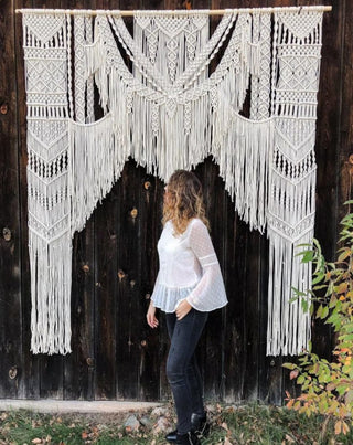 Wall Hanging-Handmade Art-Woven Wall Hanging-Macrame Wedding Backdrop