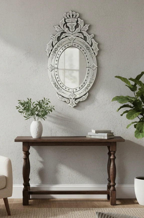 Beautiful Venetian Trapezoid Wall Mirror Buy Online | El Clasico ...