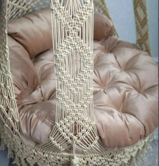 New Design Hammock Chair, Round Swing Porch rocking swing, Hammock Chair, Macrame Round Swing, Hanging Cotton Macrame Hammock Chair