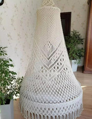 Handmade Macrame Swing Chair , Macrame Swing Bed , Large Macrame Swing