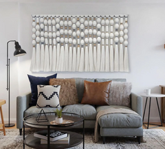 Macrame Headboard // Wedding Decor // Bohemian Accent // Room Decor // REBOZO
