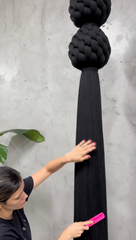 Heirloom Macrame Hanging Installation – Handmade Ancestral Inspired Luxury Fiber Art for Timeless Interiors
