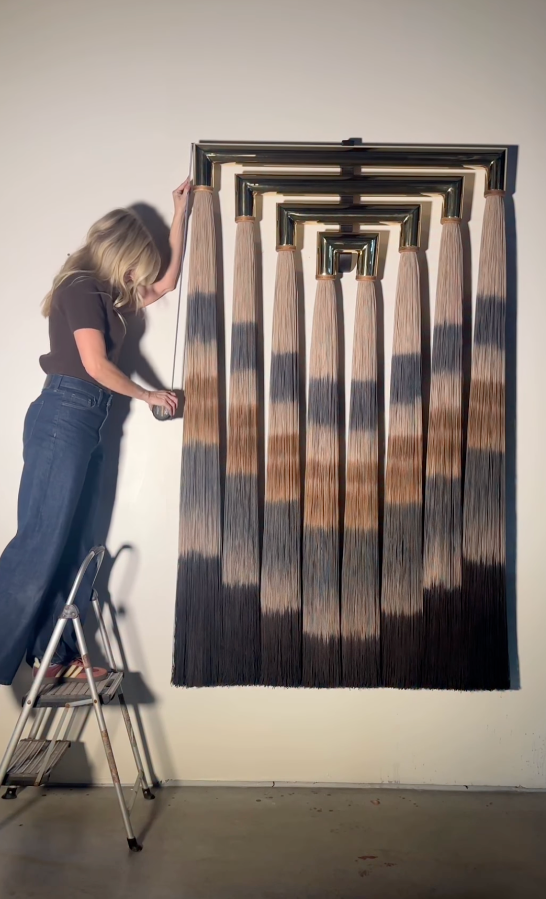 Luxury Lauren Williams Inspired Macramé Wall Art | Large Minimalist Boho Decor Scandinavian Boho Art