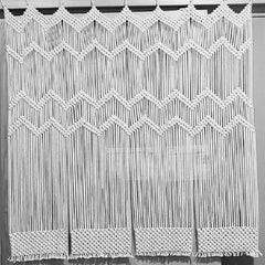 Window Curtain, Macrame Curtain, Bohemian Decor