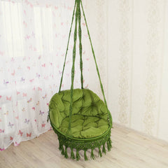 Macrame Hammock, Hanging Swing, Bohemian Decor