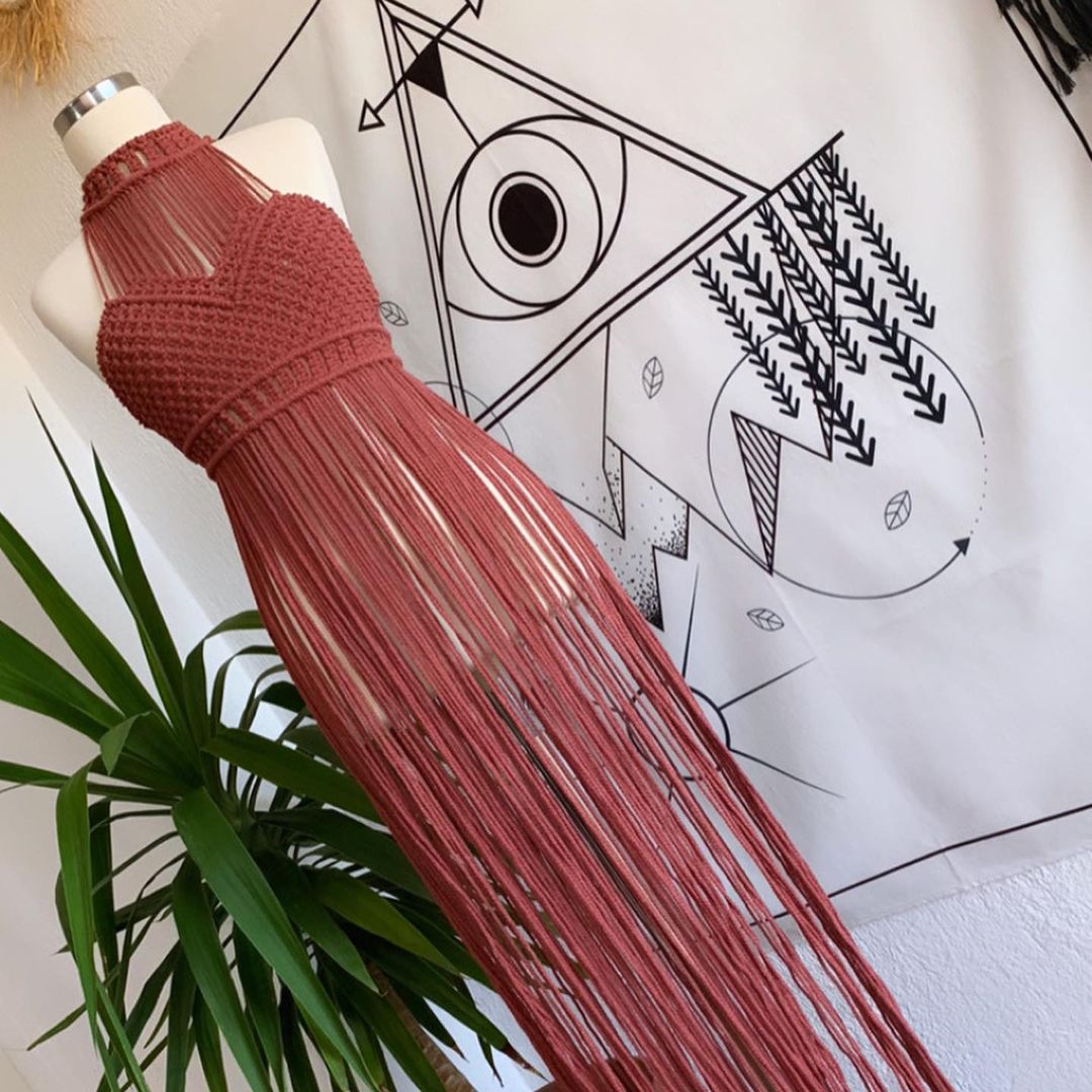 Lovely Dress, Macrame Women Dress