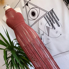 Lovely Dress, Macrame Women Dress