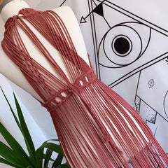Lovely Dress, Macrame Women Dress