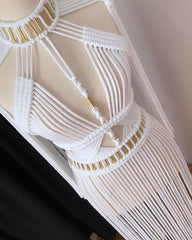 Luxury Dress, Macrame Dress, Bohemian Style