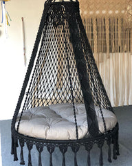 Handmade Macrame Swing Chair Hanging Swing Chair Hammock Chair kids and adult swing