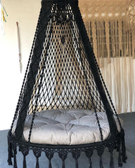 Handmade Macrame Swing Chair Hanging Swing Chair Hammock Chair kids and adult swing