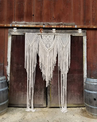 Handmade Macrame Wedding Backdrop, Wall Hanging, Wedding Decor