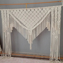 Unique Decor Backdrop, Macrame Wedding Backdrop