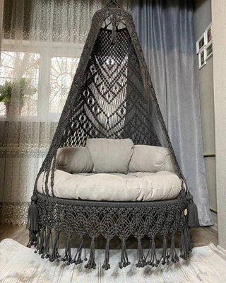 Luxurious Chair, Macrame Swing Chair, Hammock Chair rocking chair,Macrame round chair,Macrame patio swing ,Macrame double swing
