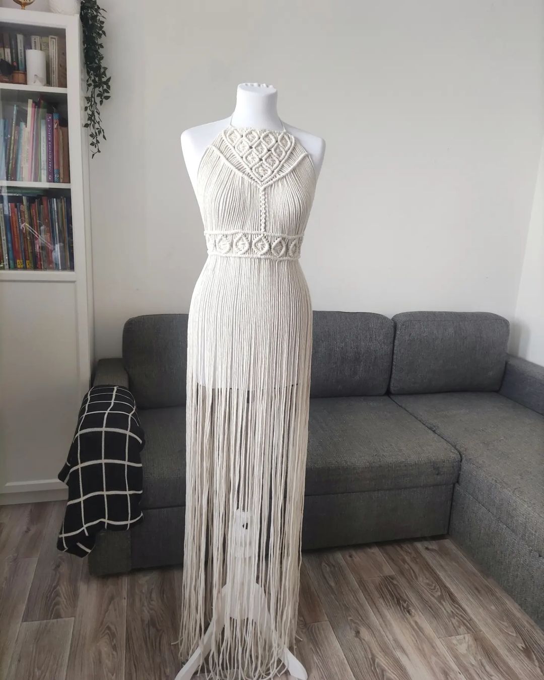 Wedding dress Macrame Festival Dress Bohemian Festival Outfit Tulum Party Dress