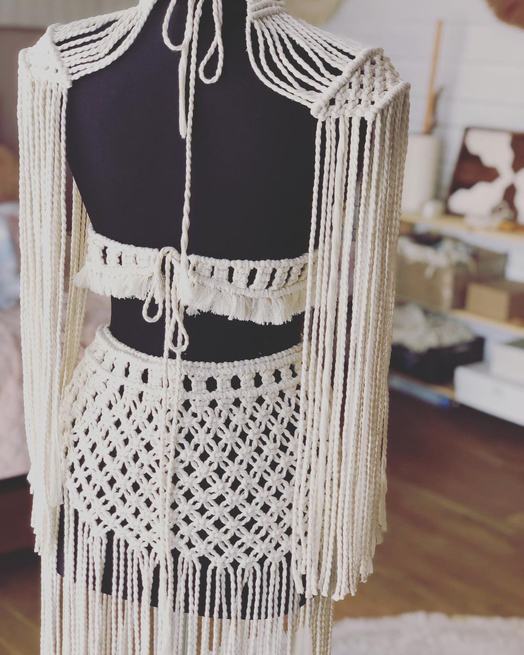 Wedding Macrame Girls Dress Buy Online | El Clasico Overseas Wedding Macrame Girls Dress Buy Online | El Clasico Overseas