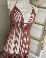 New Design Dress For Bohemian Style, Macrame Dress