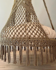 Handmade Macrame Swing Chair, Hanging Swing Chair, Bohemian Chair, Garden Swing