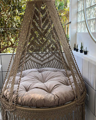Macrame Swing Chair Hanging Swing Chair Hammock Chair kids and adult swing