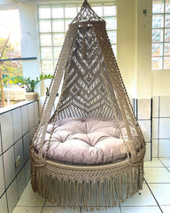 Macrame Swing Chair Hanging Swing Chair Hammock Chair kids and adult swing