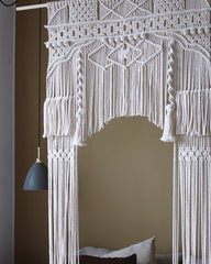 Macrame Wedding Backdrop, Bohemian Decor
