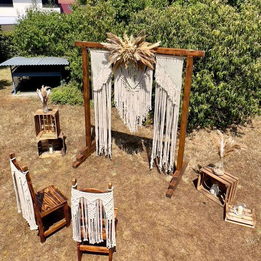 Macrame Wedding Backdrop, Wall Hanging, Wall Decor Wedding Backdrop Ceremony Backdrop Rustic Wedding Decor