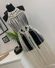 Macrame Dress, Natural Dress