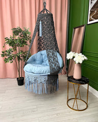 Leaf Macrame Swing Chair, Hanging Chair