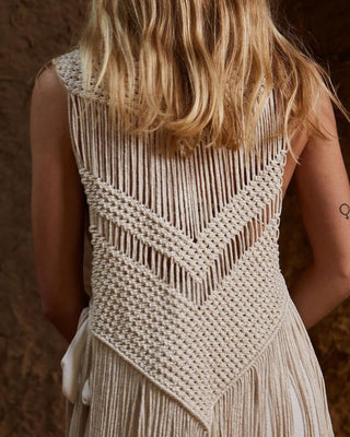 Back Dress, Handmade Art, Macrame Bohemian Dress  Macrame Mesh Dress, Handmade Bohemian Style, Lightweight & Elegant